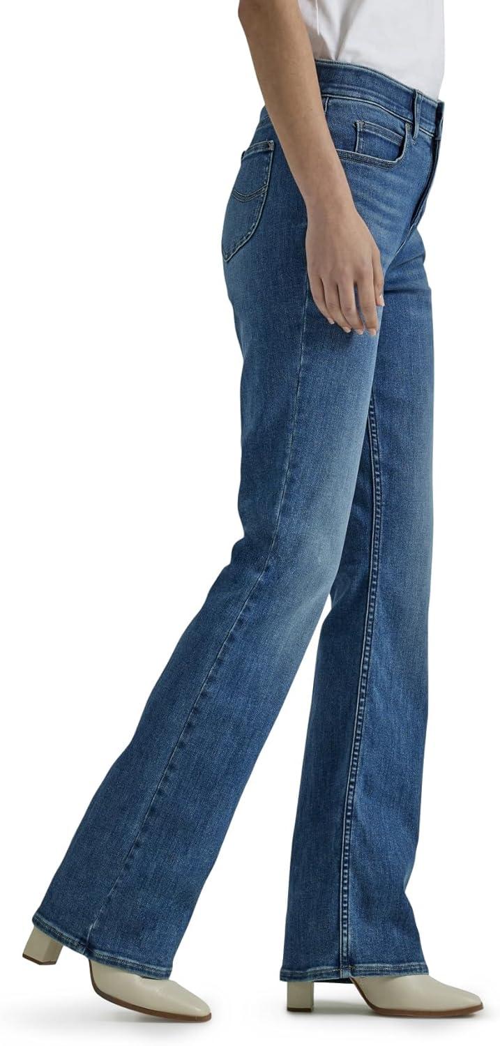 imageLee Womens Ultra Lux Comfort with Flex Motion Bootcut JeanIndigo Facet