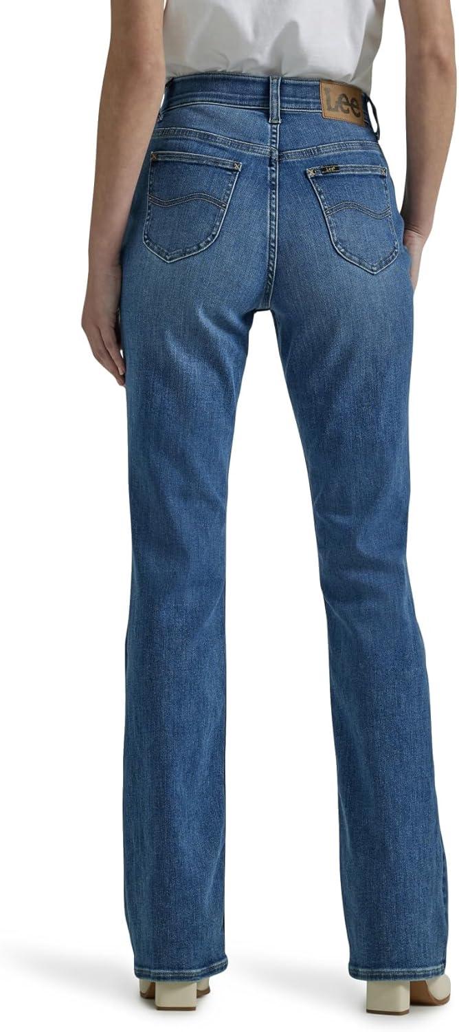 imageLee Womens Ultra Lux Comfort with Flex Motion Bootcut JeanIndigo Facet