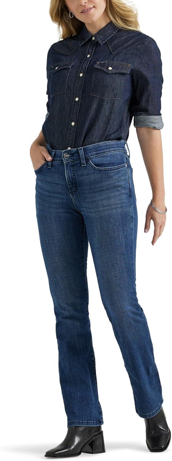 imageLee Womens Ultra Lux Comfort with Flex Motion Bootcut JeanOpen Seas
