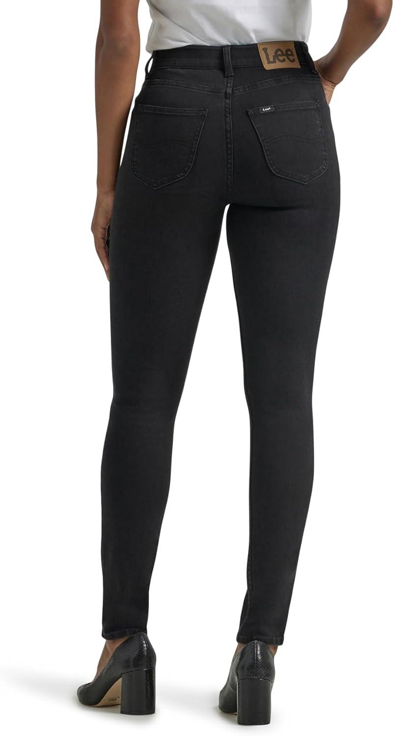 imageLee Womens Ultra Lux Comfort with Flex Motion Skinny Leg Jean with Ever FitBlack