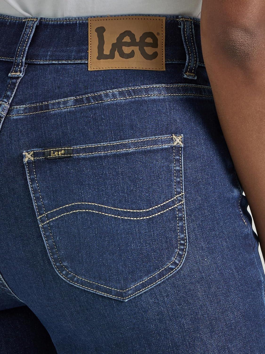 imageLee Womens Ultra Lux Comfort with Flex Motion Skinny Leg Jean with Ever FitDeepest Dark