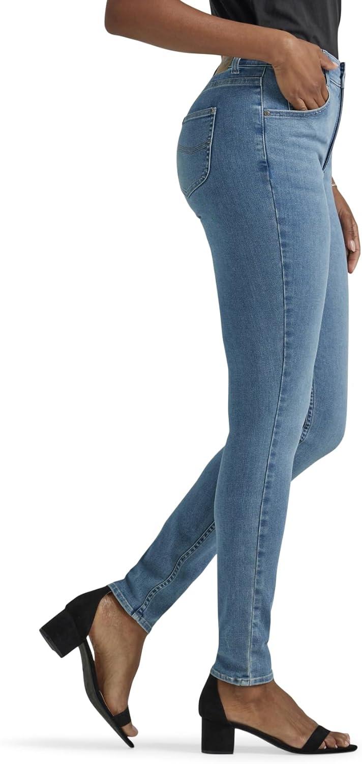 imageLee Womens Ultra Lux Comfort with Flex Motion Skinny Leg Jean with Ever FitSugar Cloud