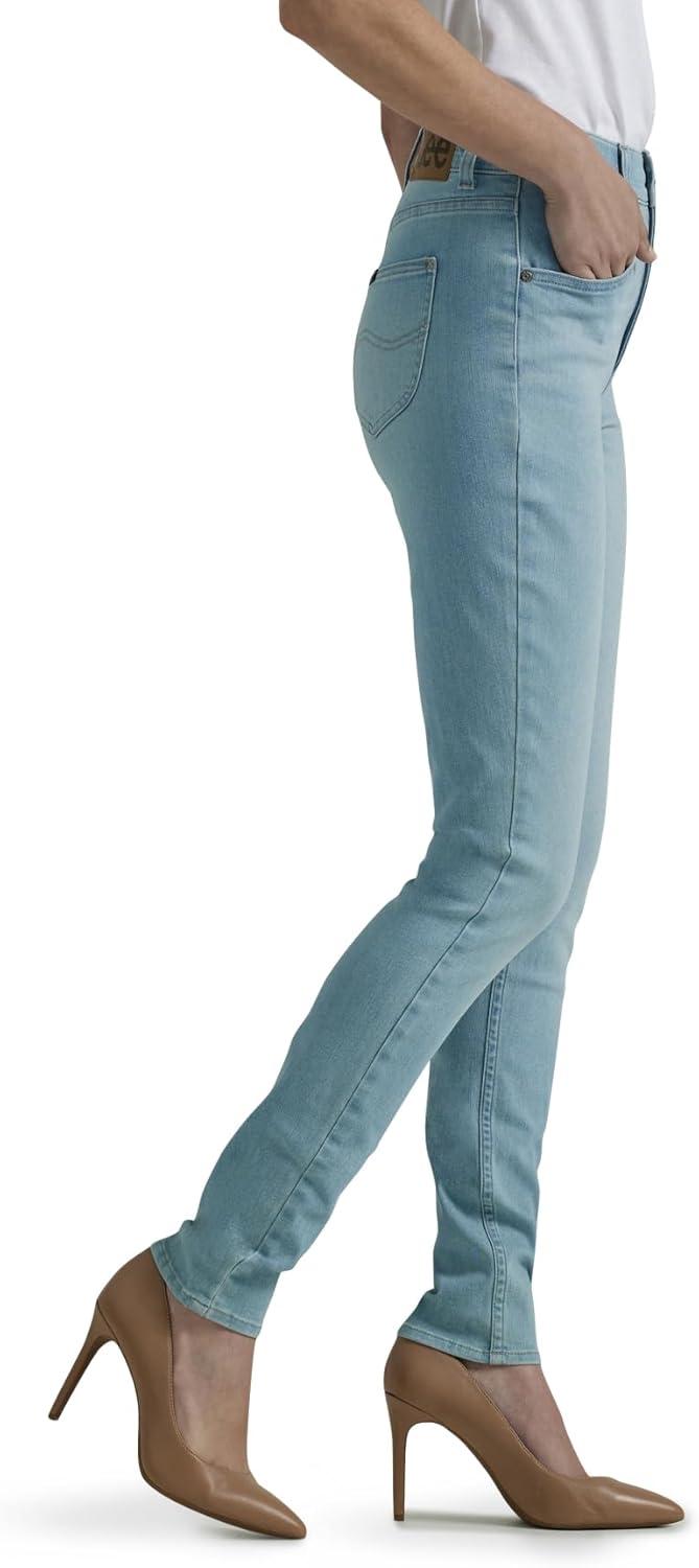 imageLee Womens Ultra Lux Comfort with Flex Motion Skinny Leg Jean with Ever FitWhite Veil