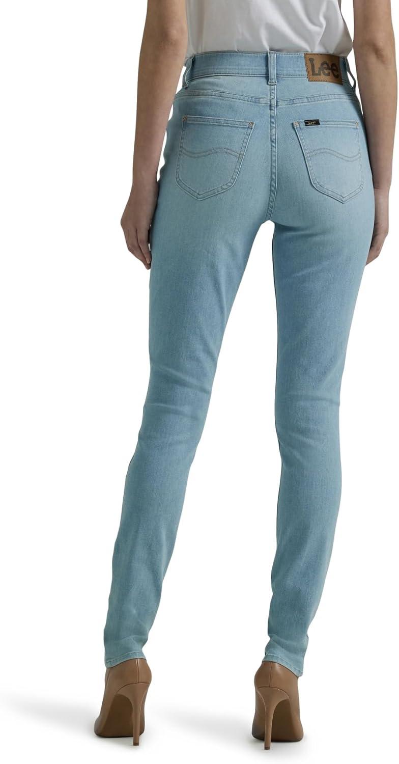 imageLee Womens Ultra Lux Comfort with Flex Motion Skinny Leg Jean with Ever FitWhite Veil