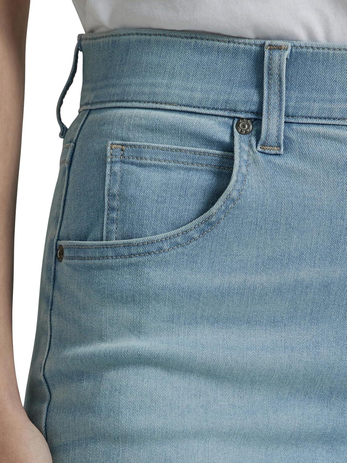 imageLee Womens Ultra Lux Comfort with Flex Motion Skinny Leg Jean with Ever FitWhite Veil
