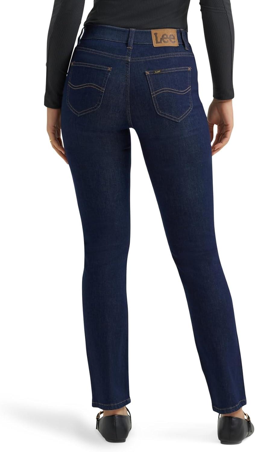 imageLee Womens Ultra Lux Comfort with Flex Motion Slim Straight Jean with Ever FitGet Down
