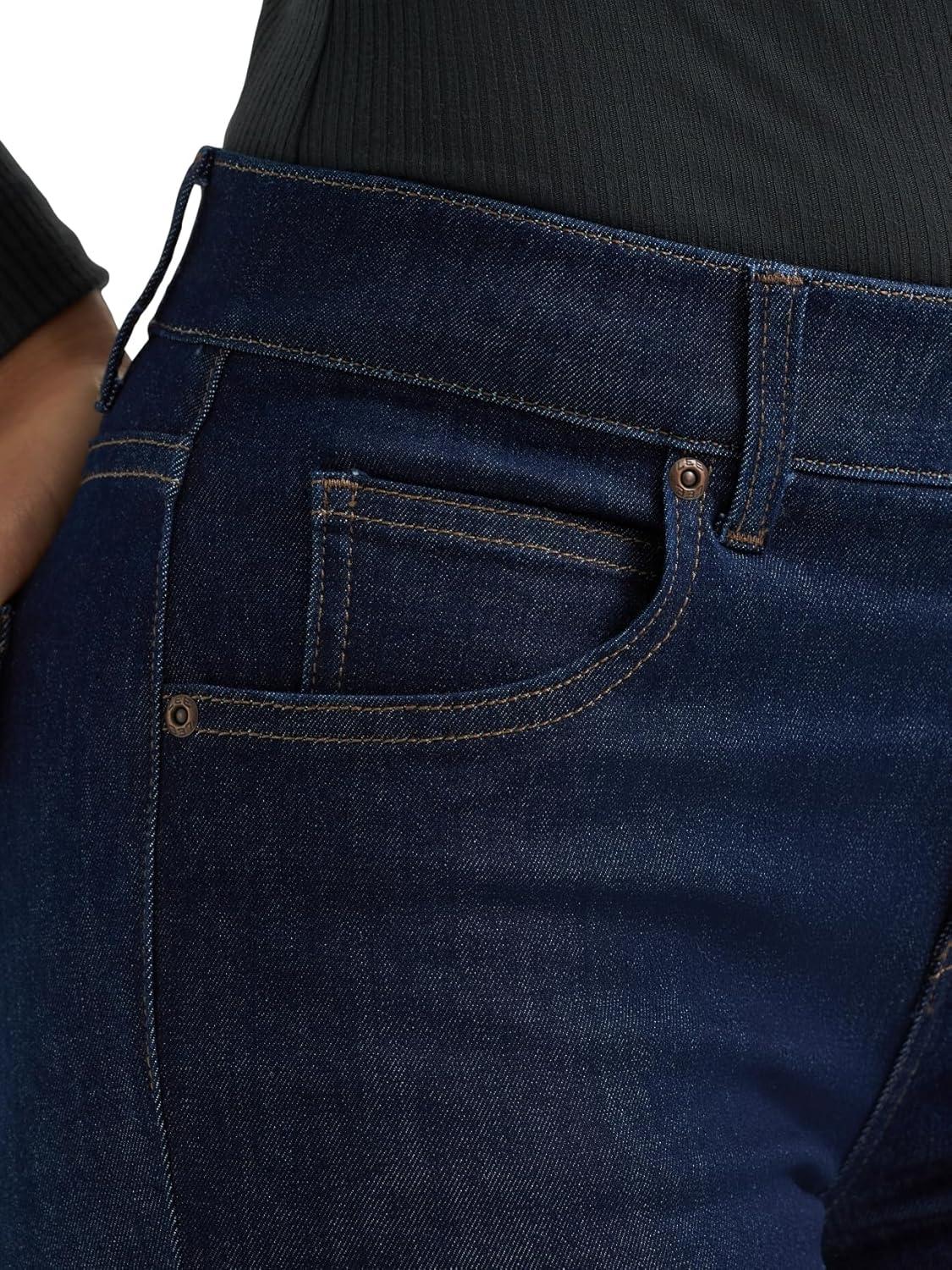 imageLee Womens Ultra Lux Comfort with Flex Motion Slim Straight Jean with Ever FitGet Down