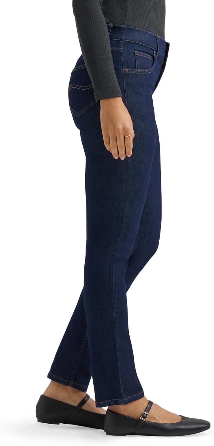 imageLee Womens Ultra Lux Comfort with Flex Motion Slim Straight Jean with Ever FitGet Down