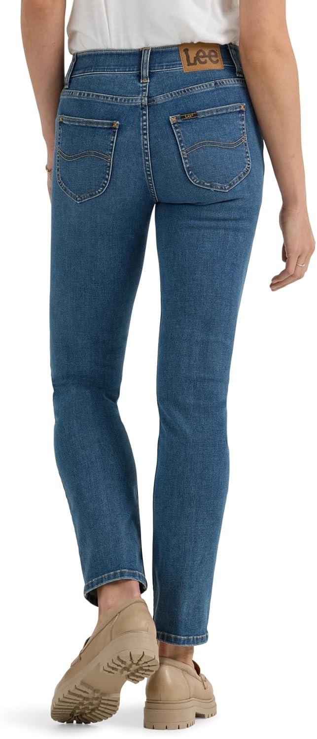 imageLee Womens Ultra Lux Comfort with Flex Motion Slim Straight Jean with Ever FitPower Struggle
