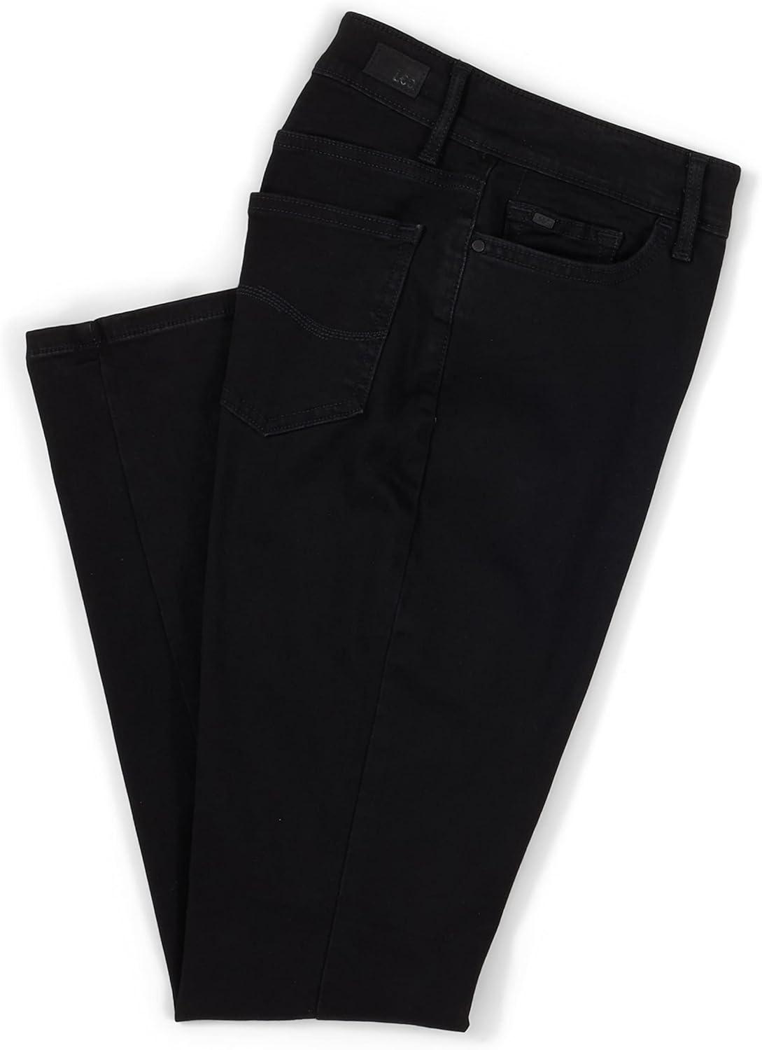 imageLee Womens Ultra Lux Comfort with Flex Motion Straight Leg JeanBlack