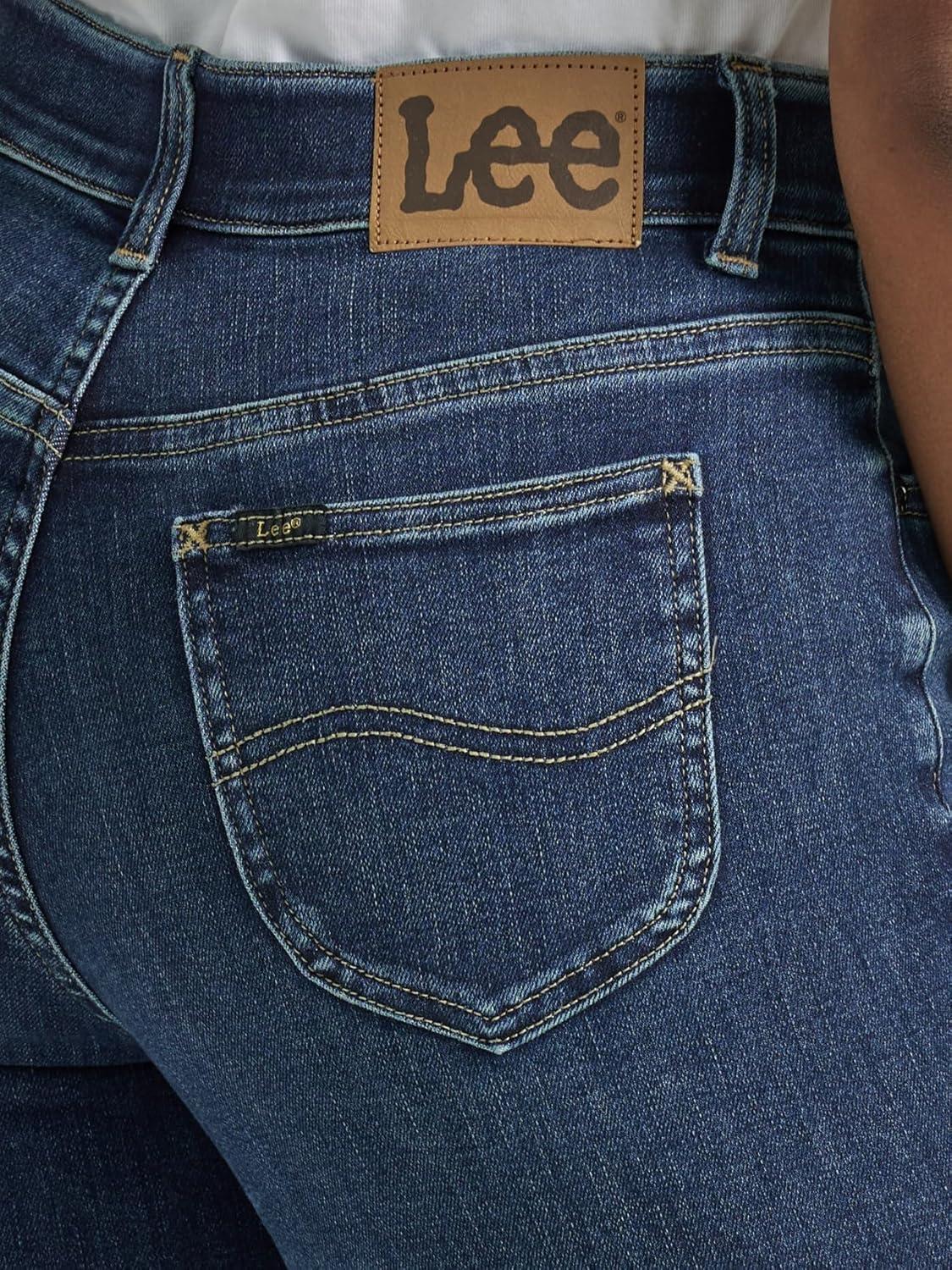 imageLee Womens Ultra Lux Comfort with Flex Motion Straight Leg JeanGreet the Day