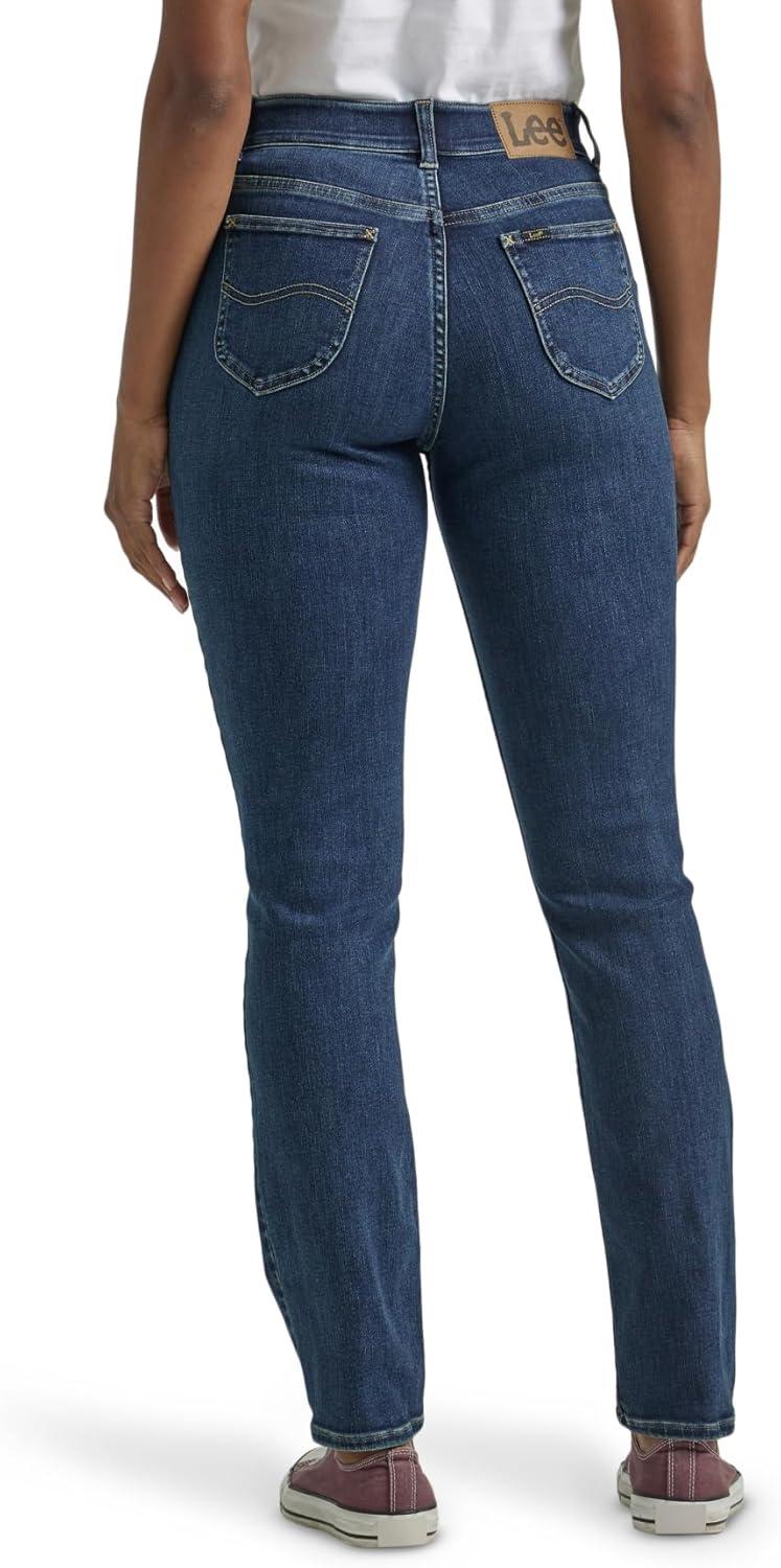 imageLee Womens Ultra Lux Comfort with Flex Motion Straight Leg JeanGreet the Day