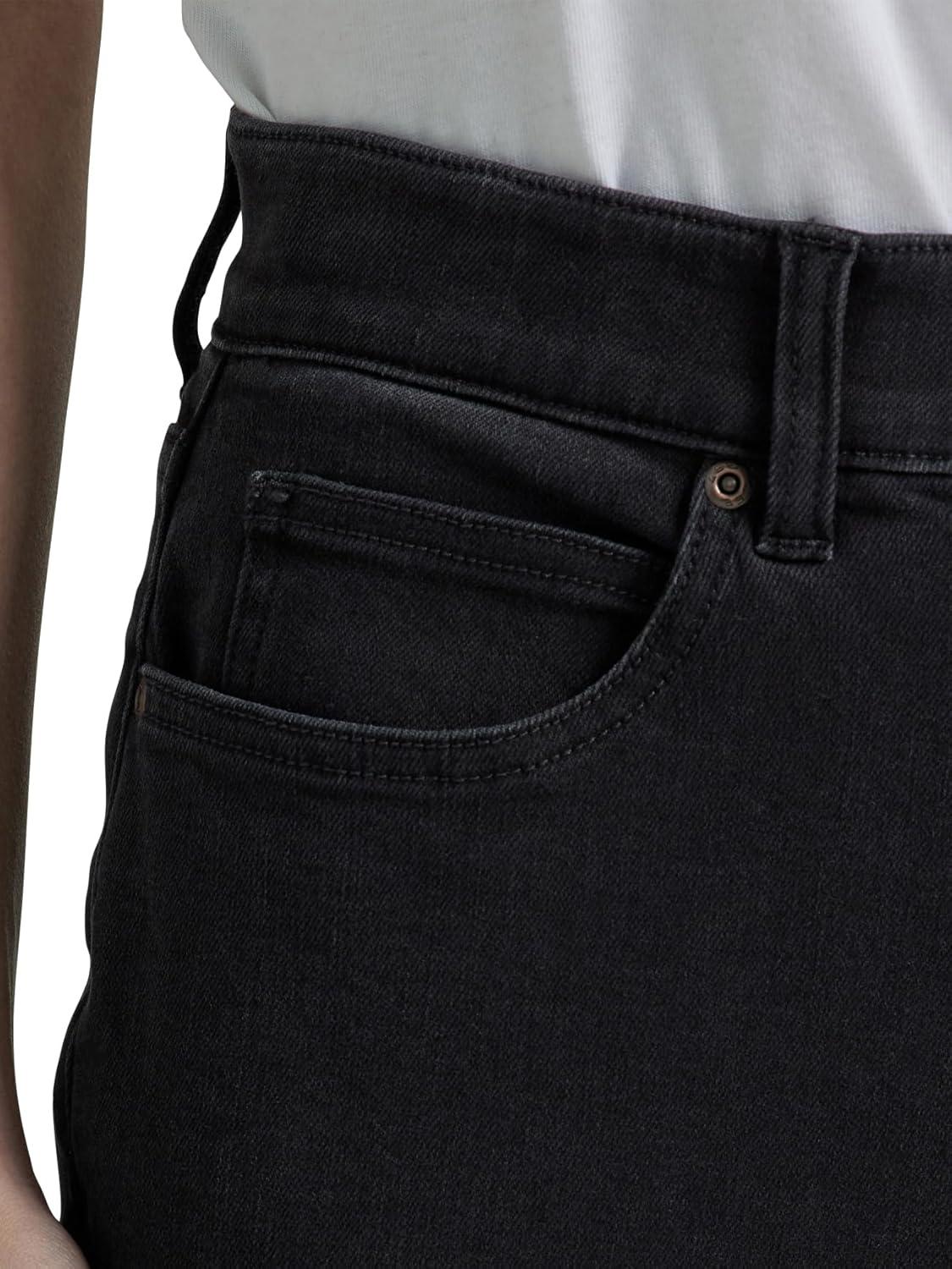 imageLee Womens Ultra Lux Comfort with Flex Motion Straight Leg JeanMidnight Bloom