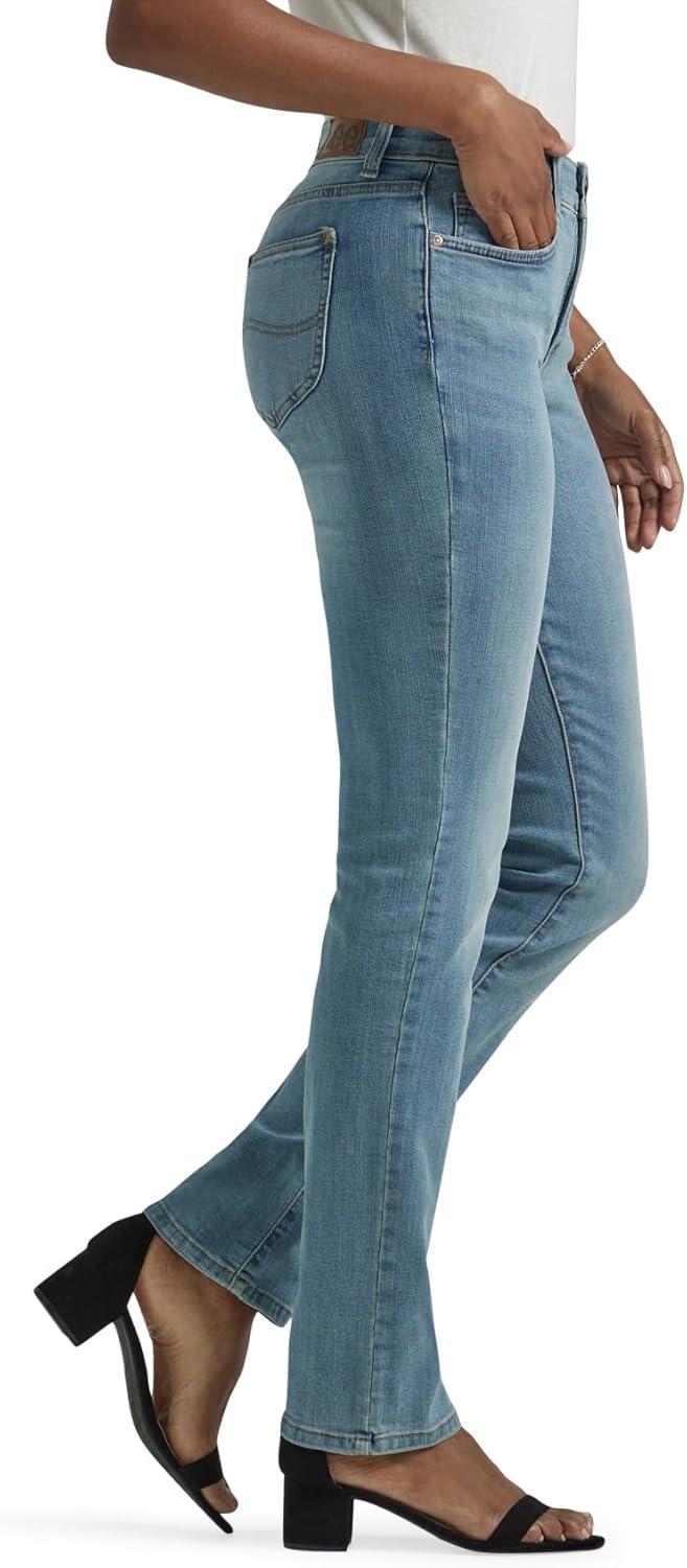 imageLee Womens Ultra Lux Comfort with Flex Motion Straight Leg JeanNorth Shore
