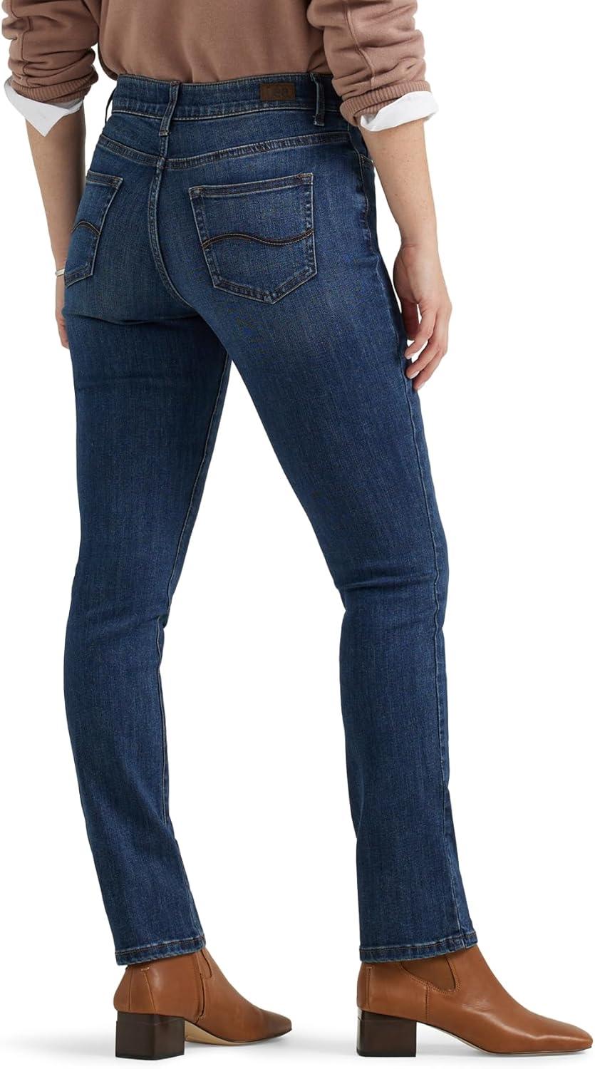 imageLee Womens Ultra Lux Comfort with Flex Motion Straight Leg JeanRoyal Chakra