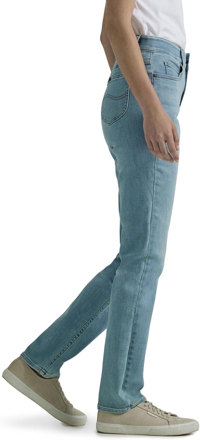 imageLee Womens Ultra Lux Comfort with Flex Motion Straight Leg JeanWithin Motion
