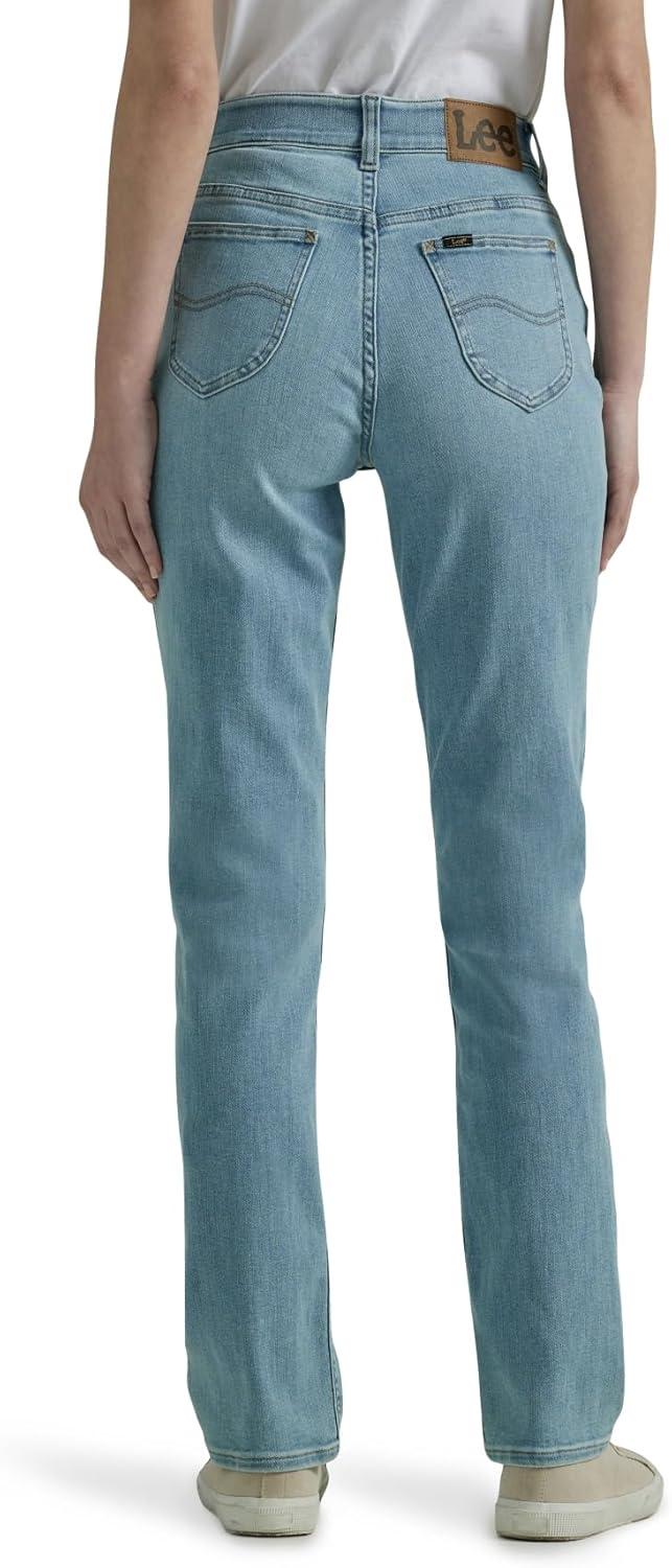imageLee Womens Ultra Lux Comfort with Flex Motion Straight Leg JeanWithin Motion