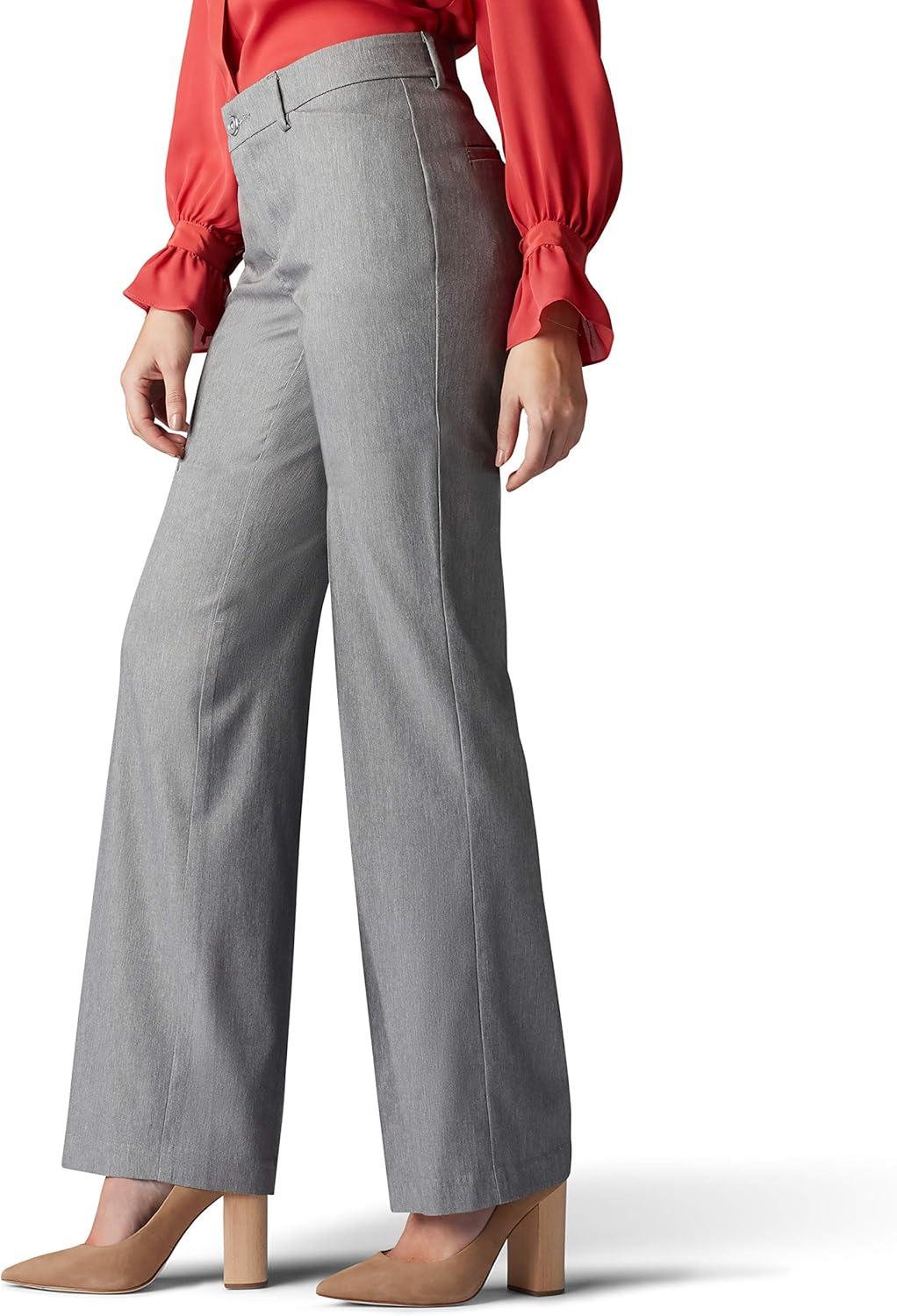 imageLee Womens Ultra Lux Comfort with Flex Motion Trouser PantAsh Heather