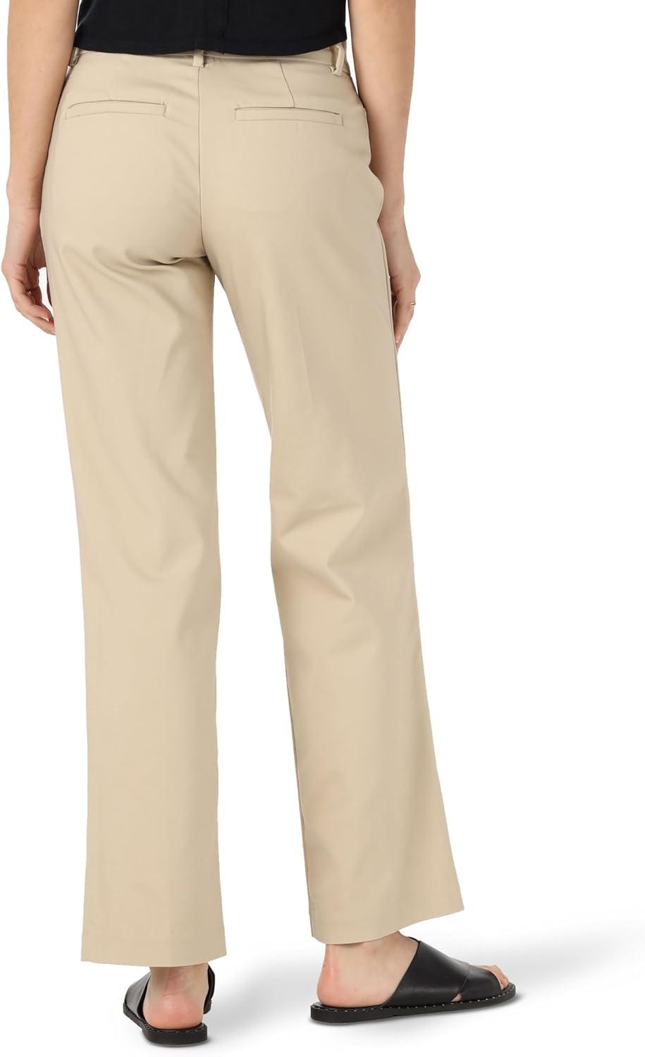 imageLee Womens Ultra Lux Comfort with Flex Motion Trouser PantBungalow Khaki