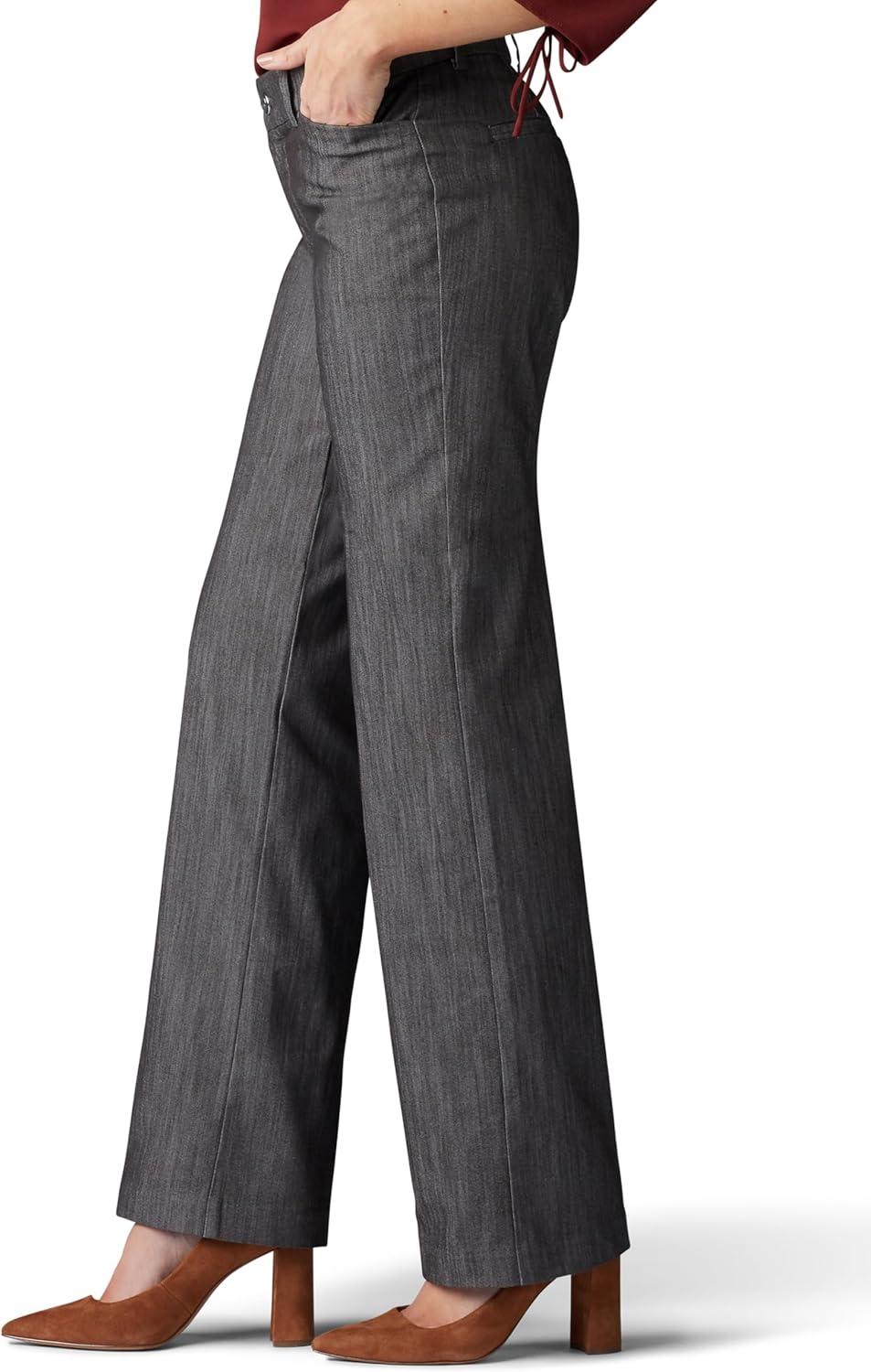 imageLee Womens Ultra Lux Comfort with Flex Motion Trouser PantCarbon Rinse