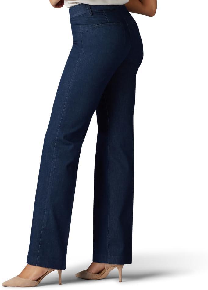 imageLee Womens Ultra Lux Comfort with Flex Motion Trouser PantIndigo Rinse