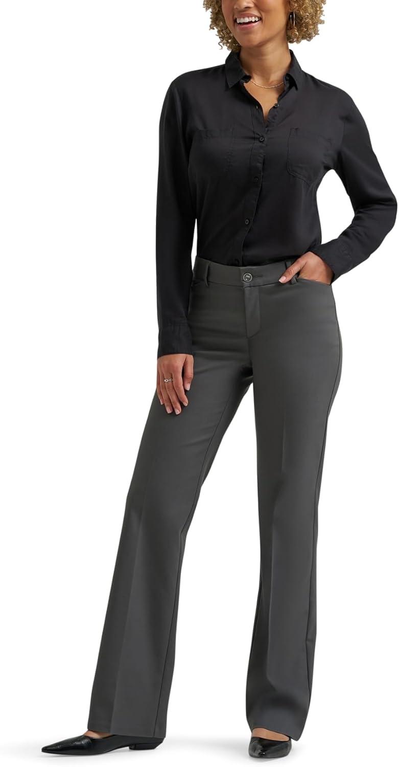 imageLee Womens Ultra Lux Comfort with Flex Motion Trouser PantStatic Gray