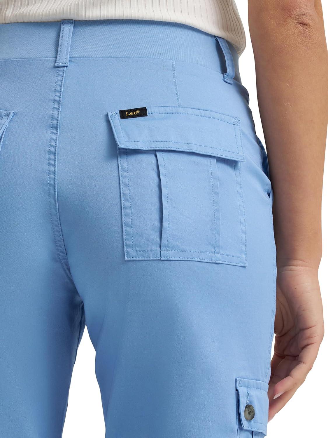 imageLee Womens Ultra Lux Comfort with FlextoGo Cargo Capri PantHalogen