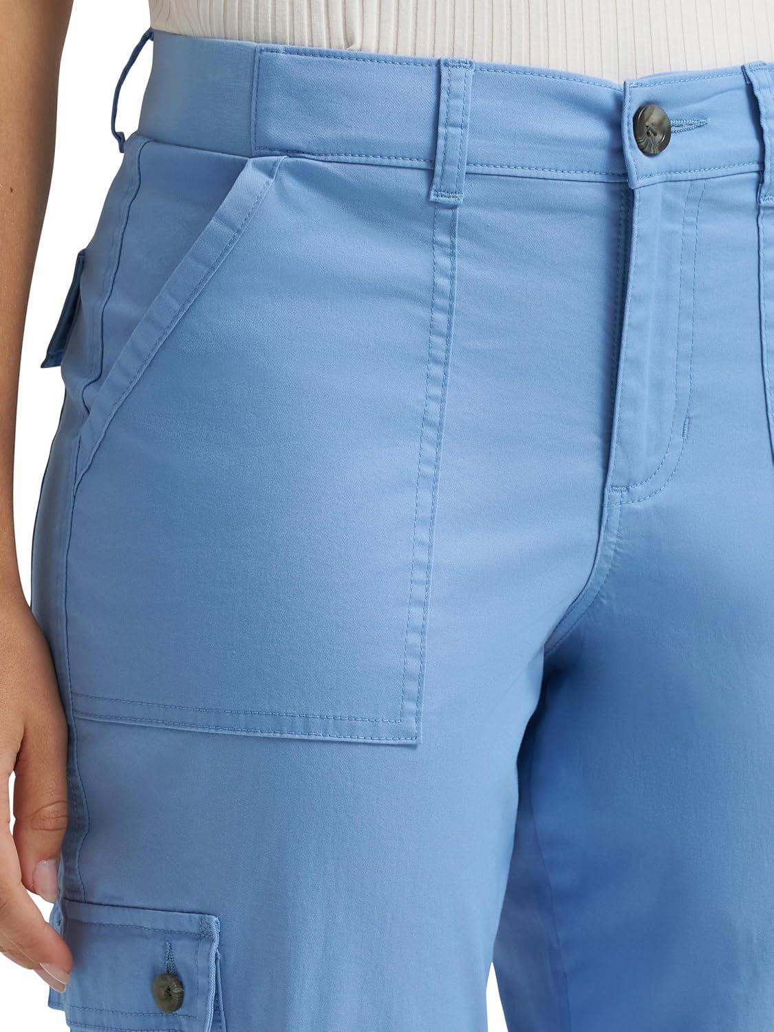 imageLee Womens Ultra Lux Comfort with FlextoGo Cargo Capri PantHalogen