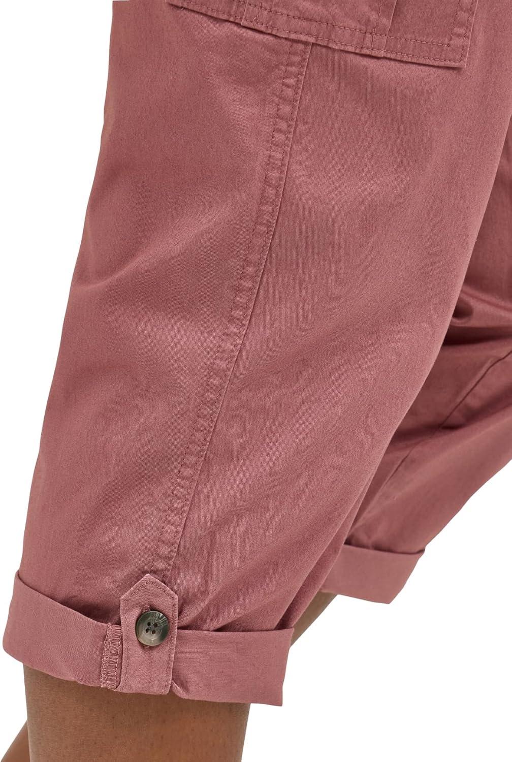 imageLee Womens Ultra Lux Comfort with FlextoGo Cargo Capri PantHenna