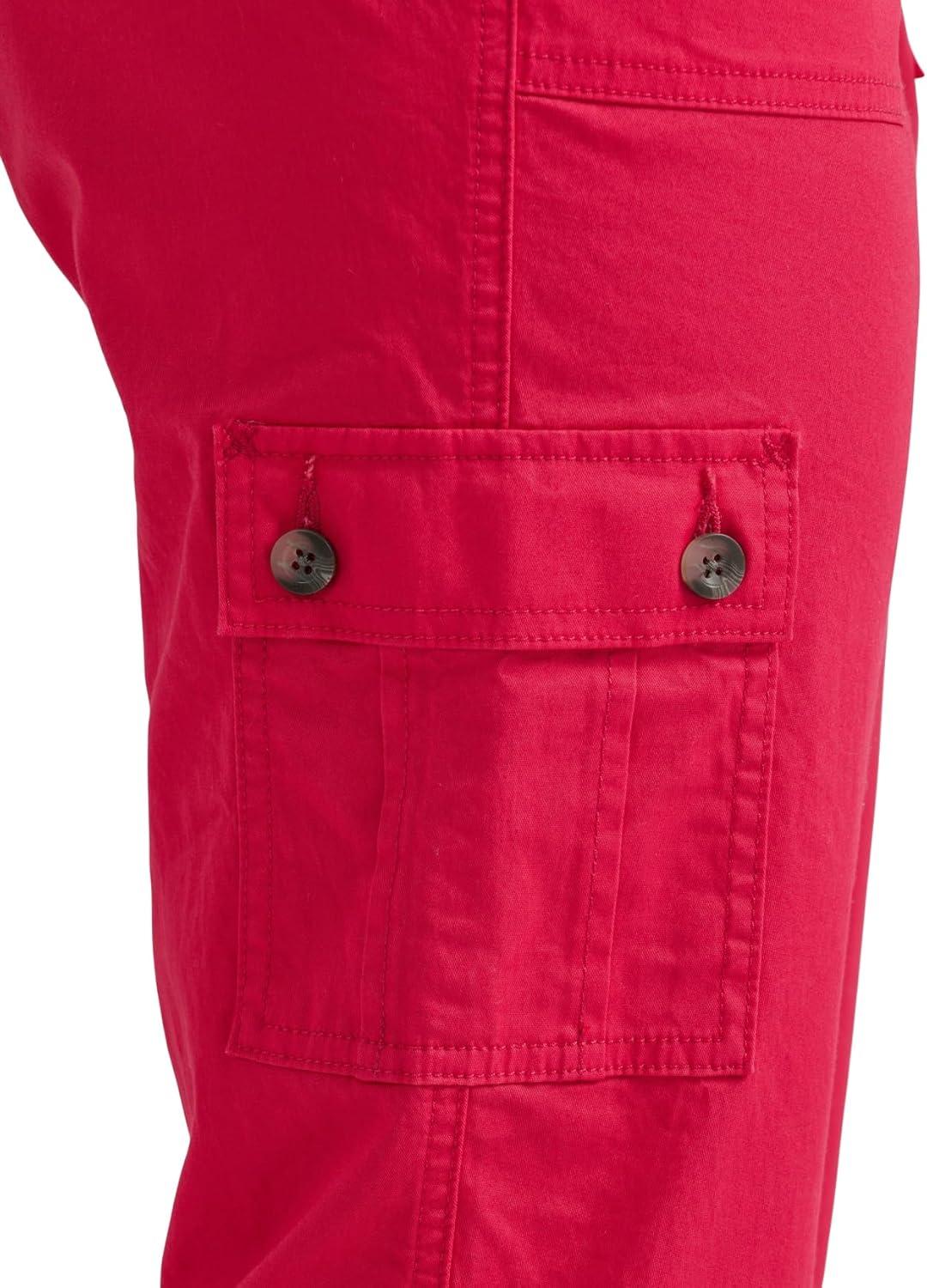 imageLee Womens Ultra Lux Comfort with FlextoGo Cargo Capri PantHot Magenta
