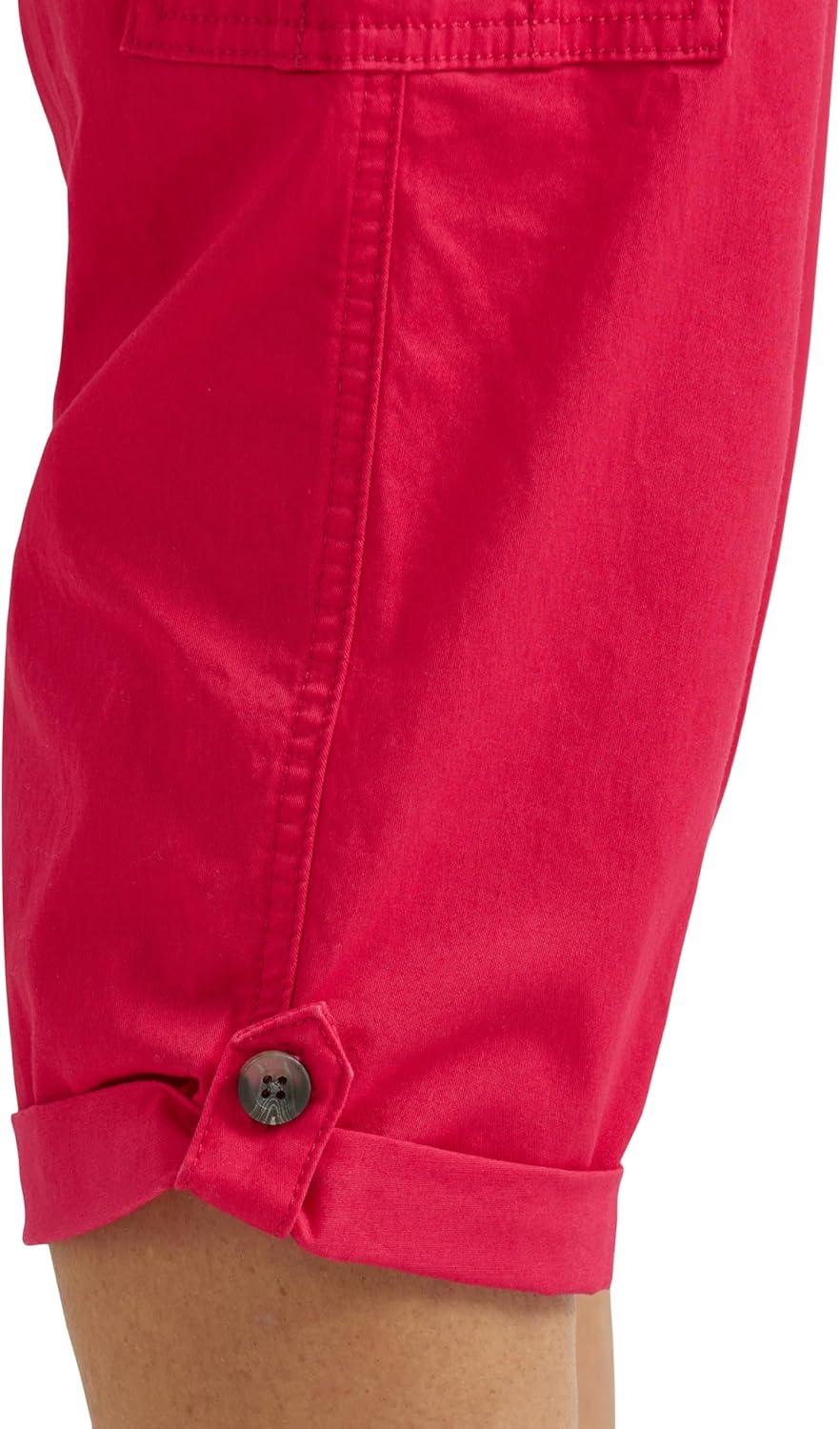 imageLee Womens Ultra Lux Comfort with FlextoGo Cargo Capri PantHot Magenta