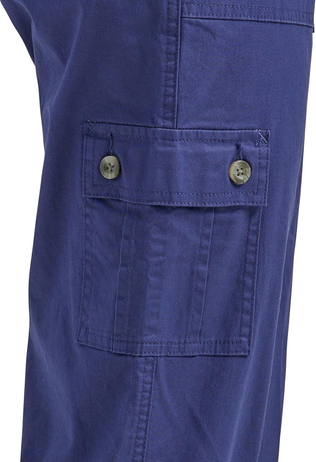 imageLee Womens Ultra Lux Comfort with FlextoGo Cargo Capri PantMedieval Blue
