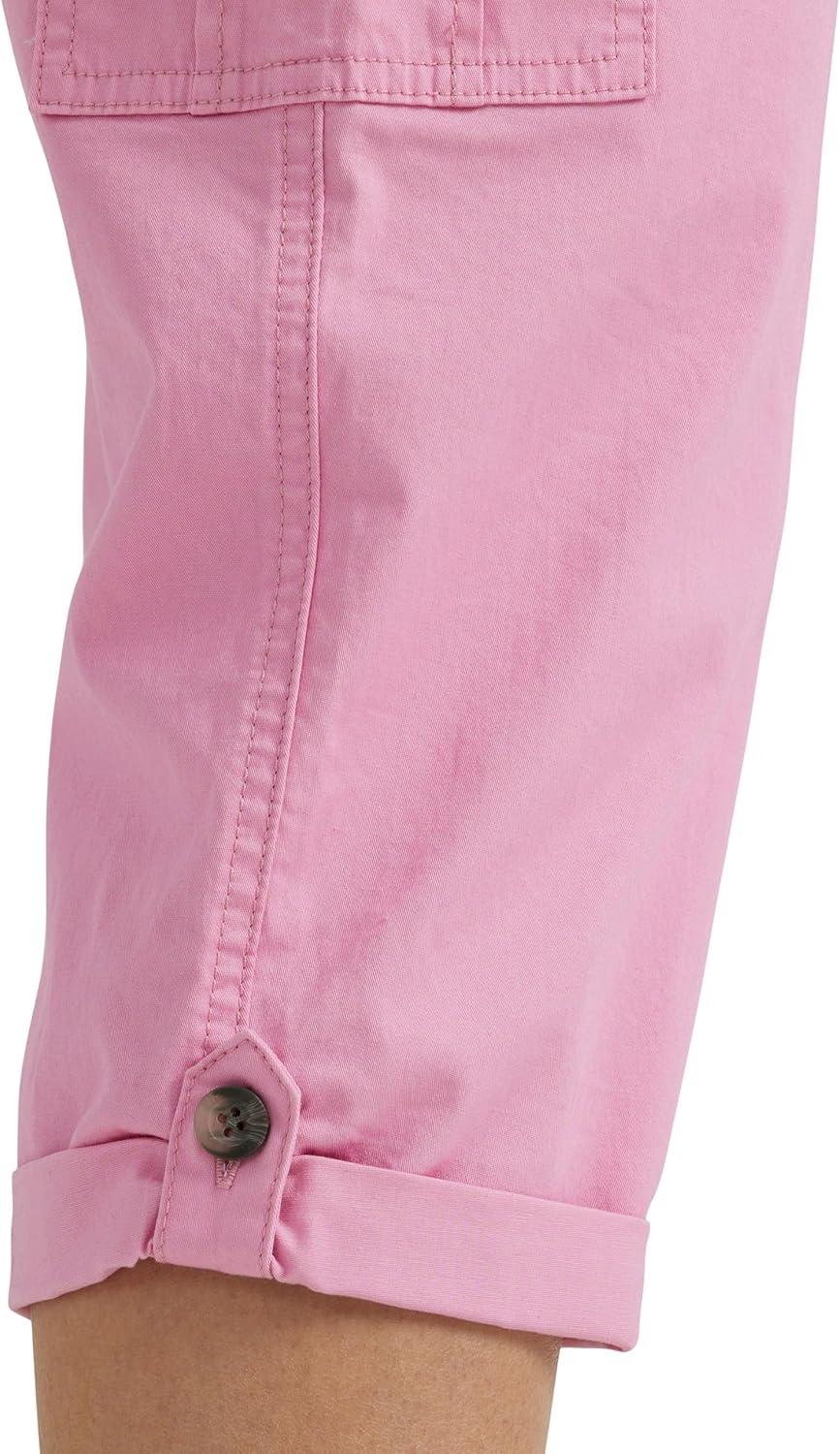 imageLee Womens Ultra Lux Comfort with FlextoGo Cargo Capri PantSugar Lilac
