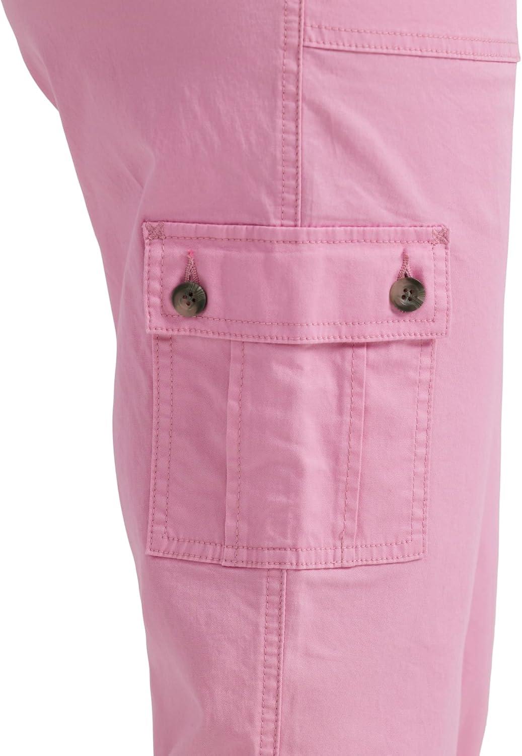 imageLee Womens Ultra Lux Comfort with FlextoGo Cargo Capri PantSugar Lilac