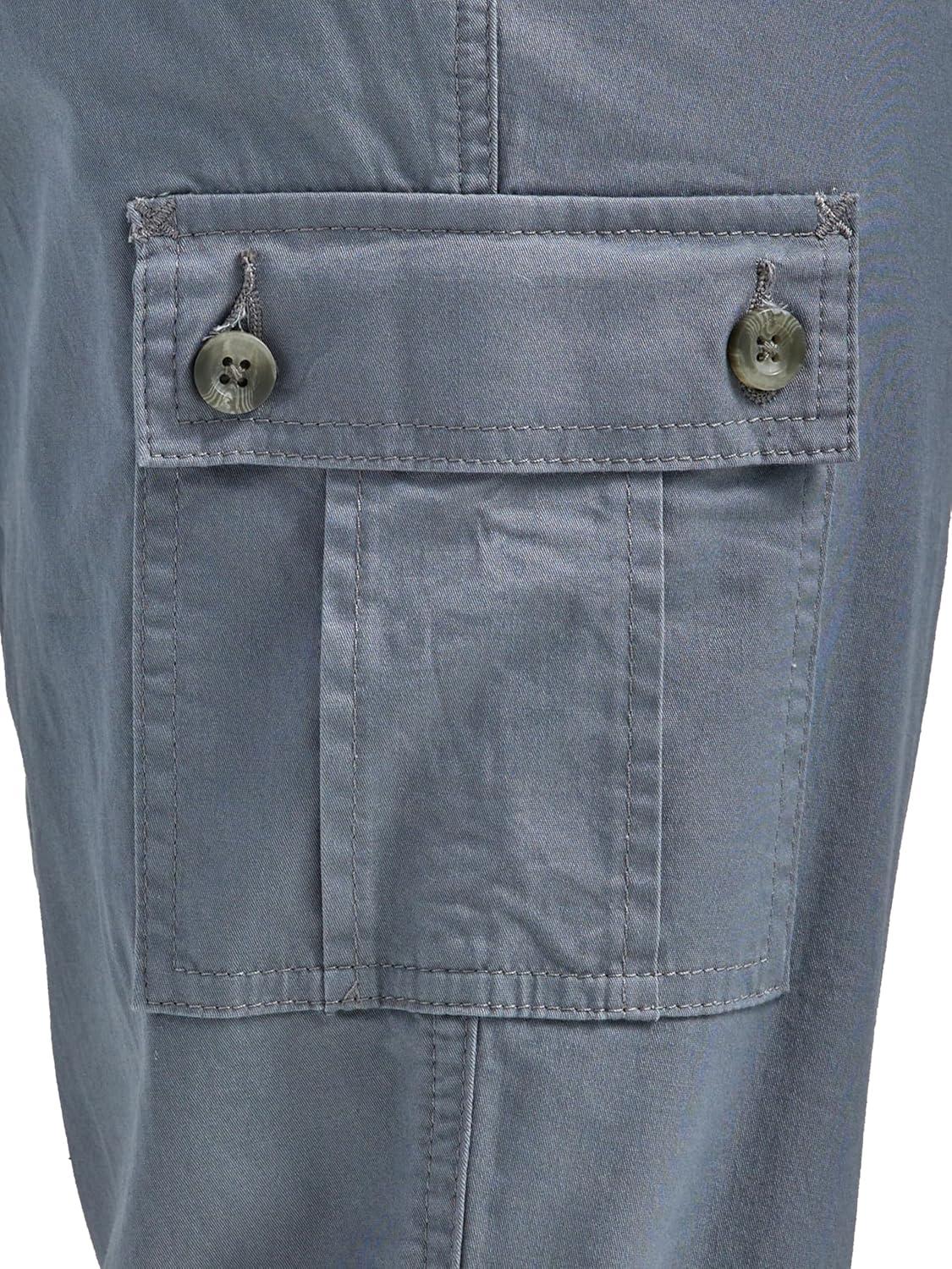 imageLee Womens Ultra Lux Comfort with FlextoGo Cargo Capri PantTech Gray