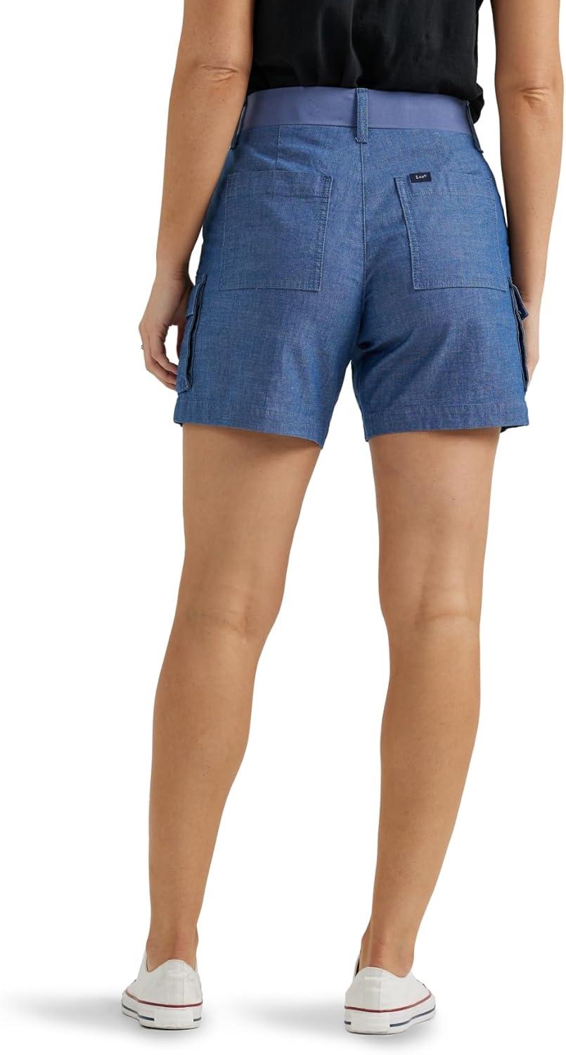imageLee Womens Ultra Lux Comfort with Flextogo Cargo ShortChambray