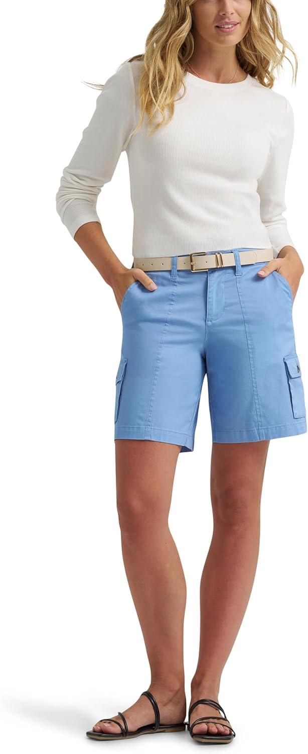 imageLee Womens Ultra Lux Comfort with Flextogo Cargo ShortHalogen