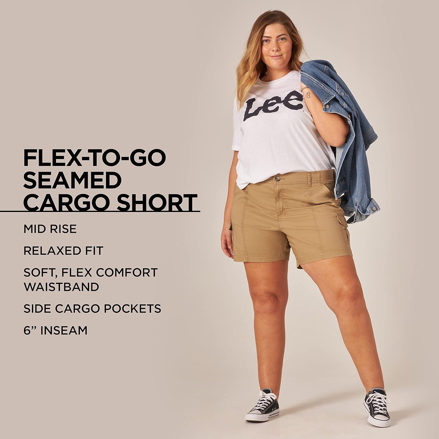 imageLee Womens Ultra Lux Comfort with Flextogo Cargo ShortLavender