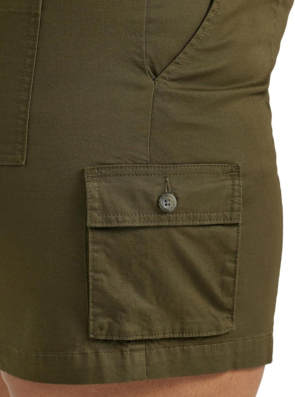 imageLee Womens Ultra Lux Comfort with Flextogo Cargo ShortOlive Night