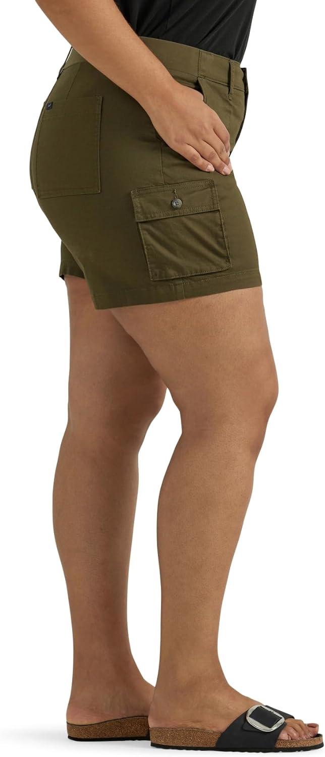 imageLee Womens Ultra Lux Comfort with Flextogo Cargo ShortOlive Night