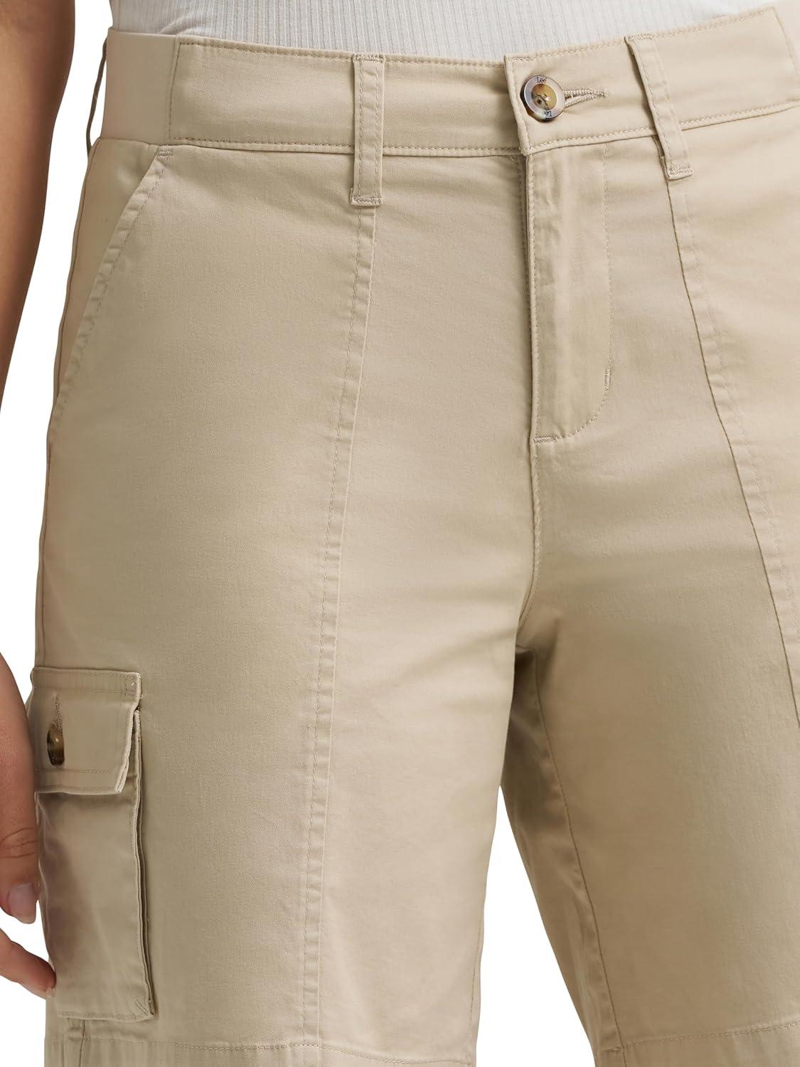 imageLee Womens Ultra Lux Comfort with Flextogo Cargo ShortPioneer Beige