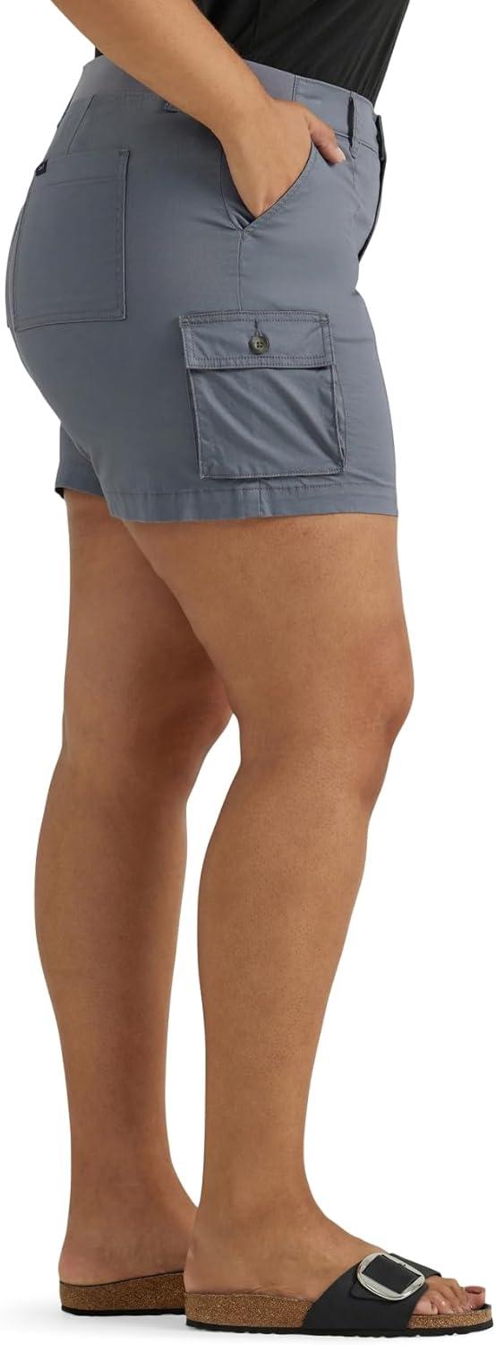 imageLee Womens Ultra Lux Comfort with Flextogo Cargo ShortTech Gray