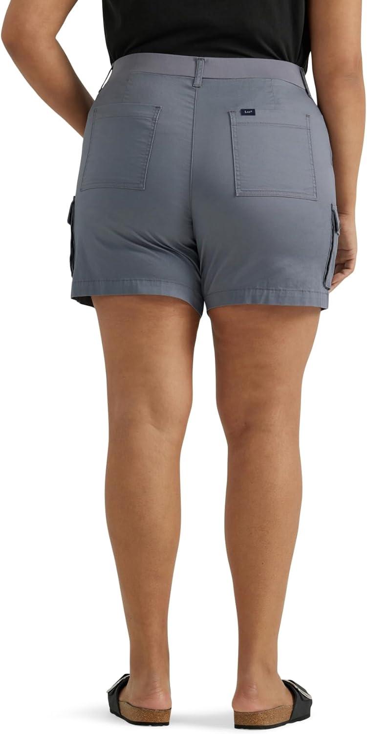 imageLee Womens Ultra Lux Comfort with Flextogo Cargo ShortTech Gray