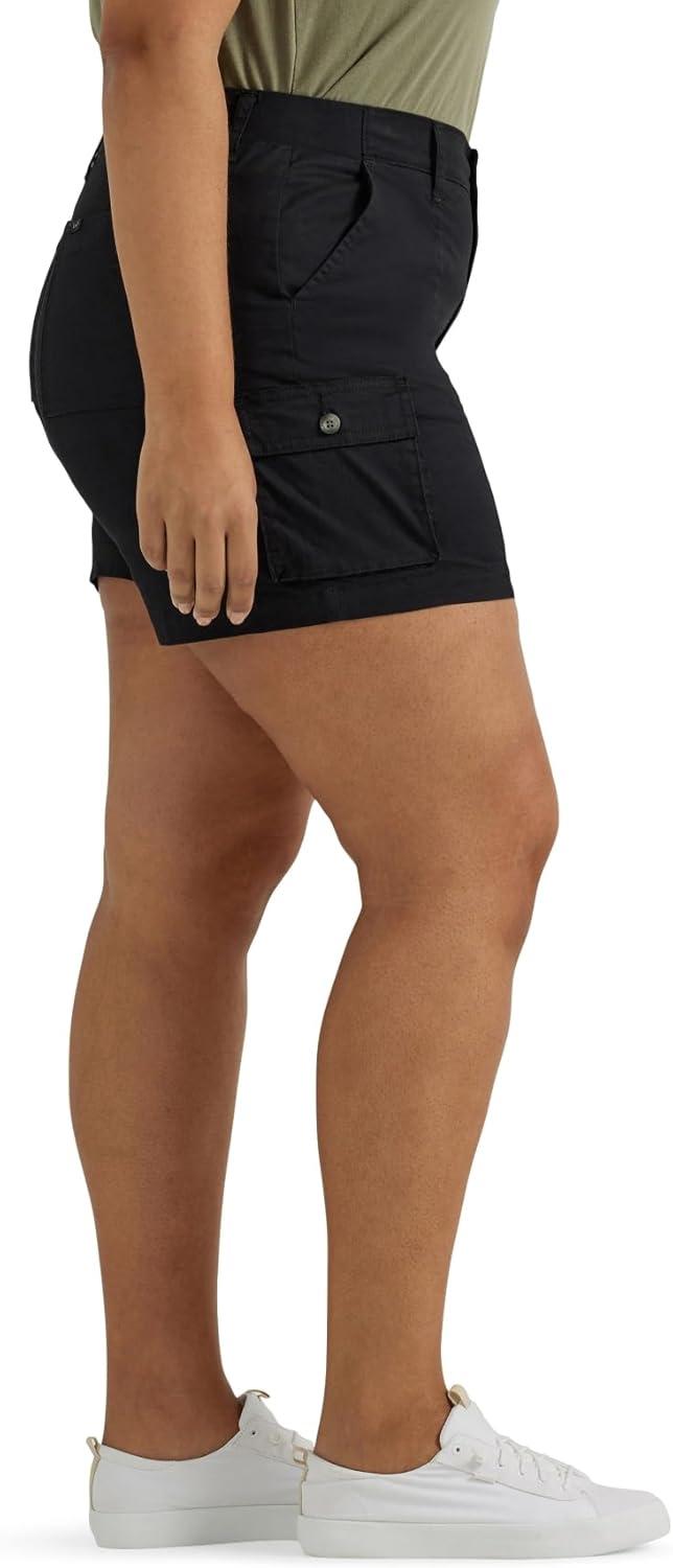 imageLee Womens Ultra Lux Comfort with Flextogo Cargo ShortUnionall Black