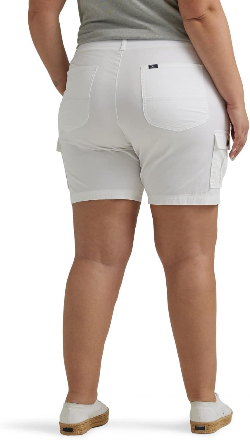 imageLee Womens Ultra Lux Comfort with Flextogo Cargo ShortWhite