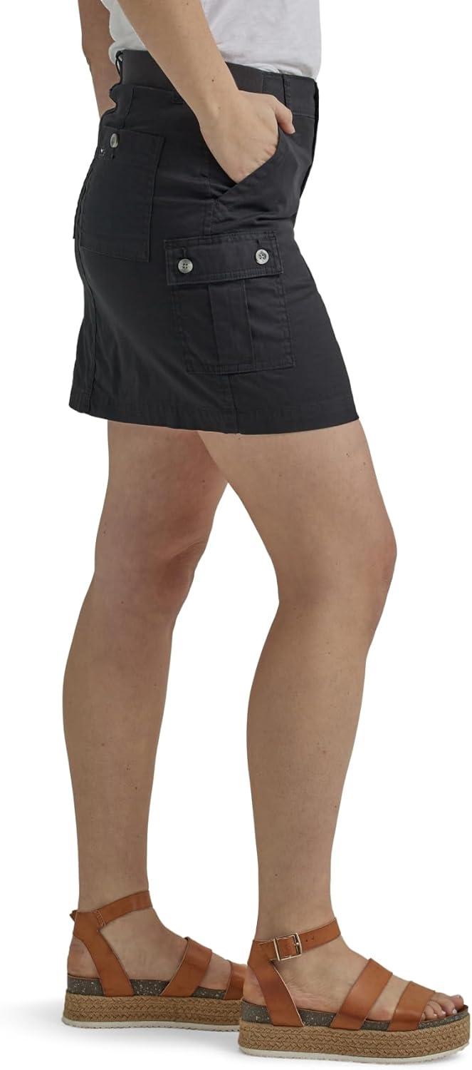 imageLee Womens Ultra Lux Comfort with Flextogo Cargo SkortBlack