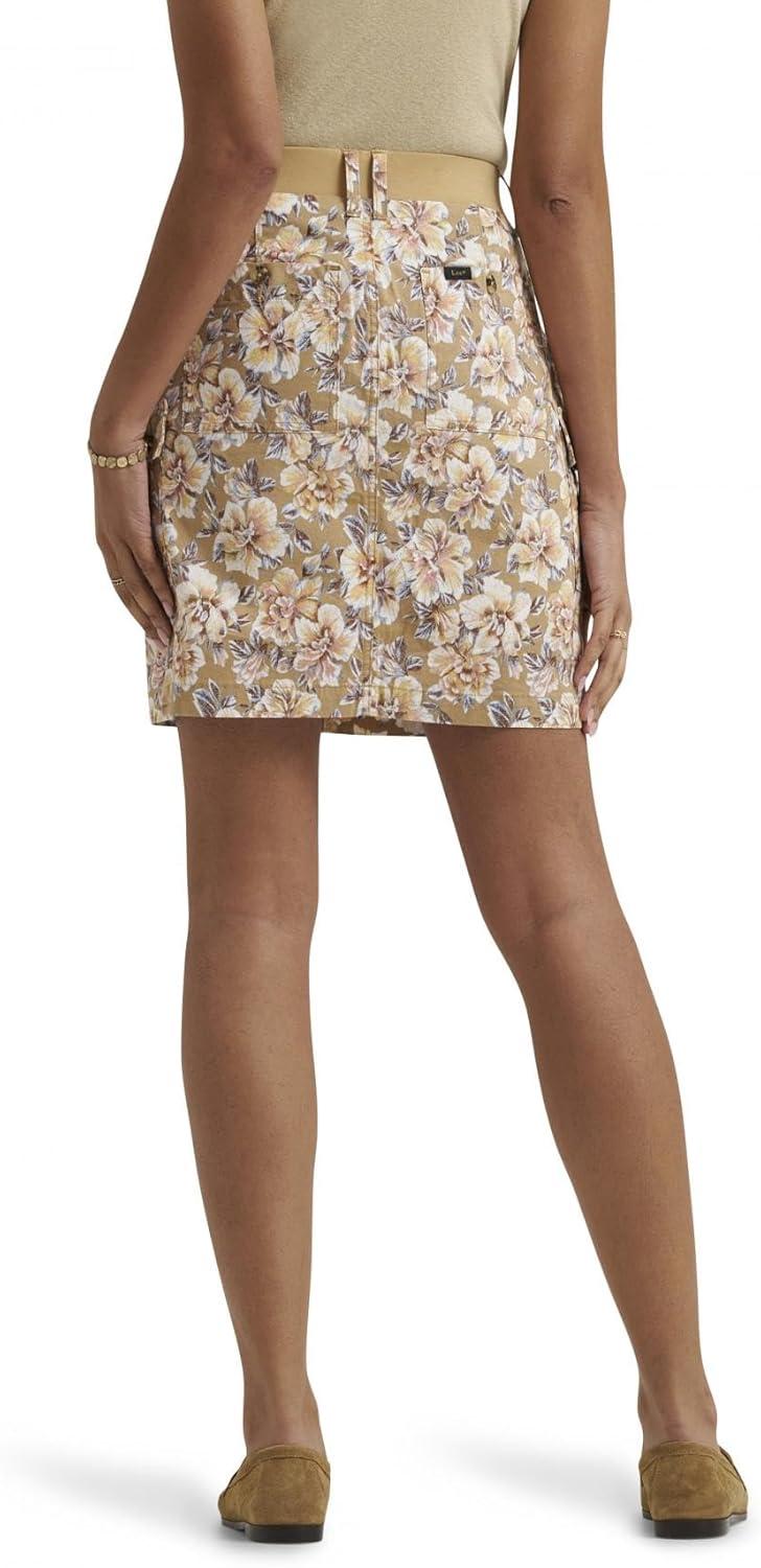 imageLee Womens Ultra Lux Comfort with Flextogo Cargo SkortKhaki Halogen Floral