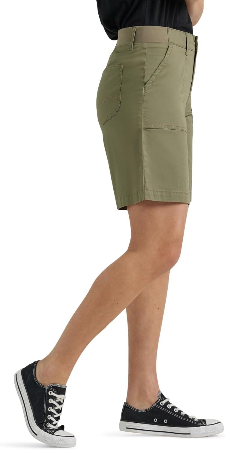 imageLee Womens Ultra Lux Comfort with Flextogo Utility Bermuda ShortDeep Lichen Green