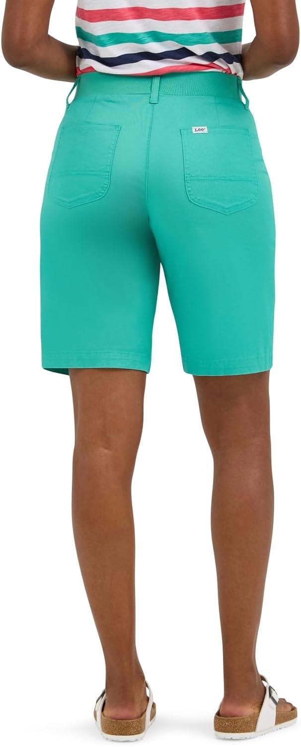 imageLee Womens Ultra Lux Comfort with Flextogo Utility Bermuda ShortGrassy Green