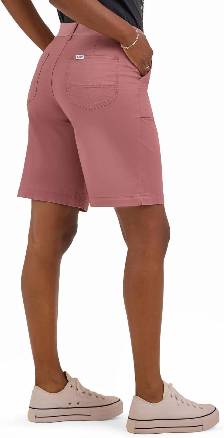 imageLee Womens Ultra Lux Comfort with Flextogo Utility Bermuda ShortHenna